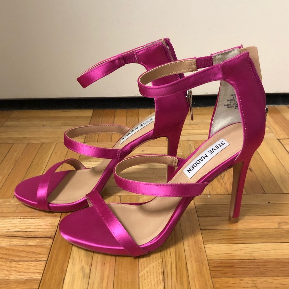 Steve Madden Pink Sandal Heels